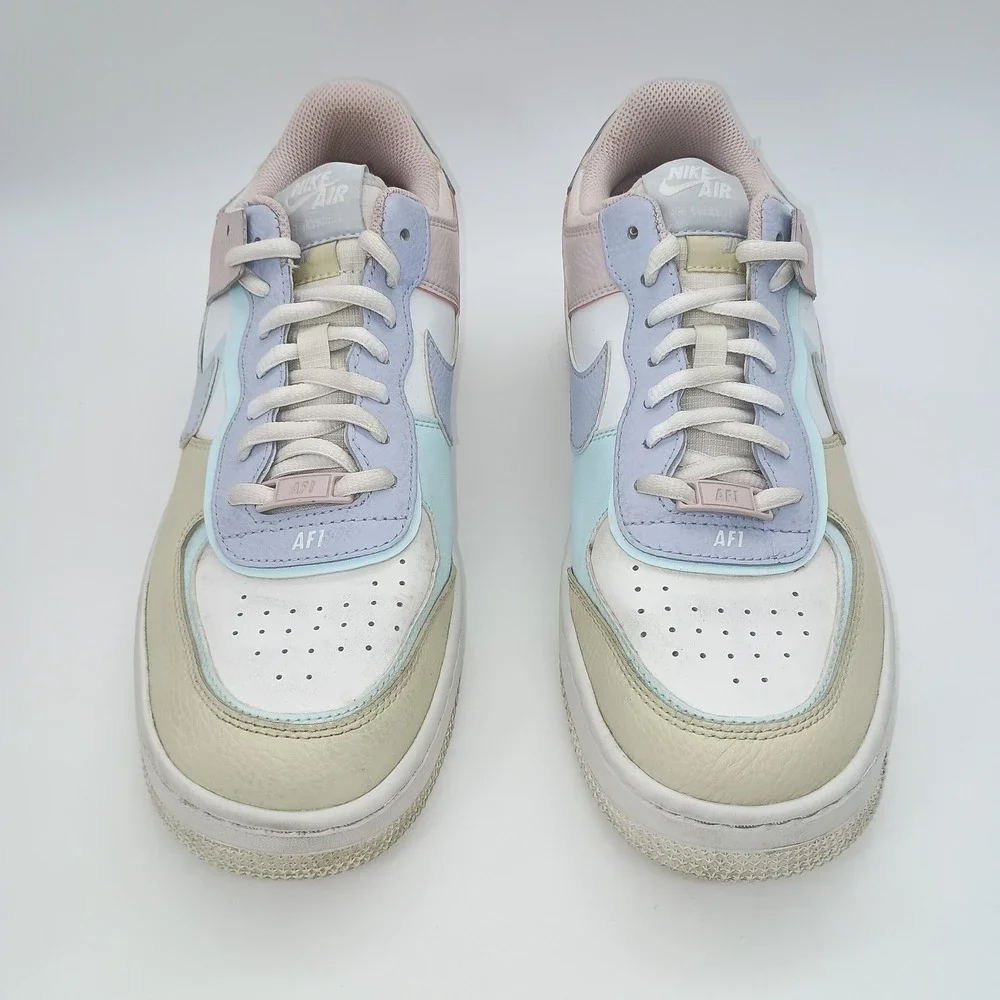 Nike Air Force 1 Low Shadow Multicolor Sneakers Womens 10 CI0919-106